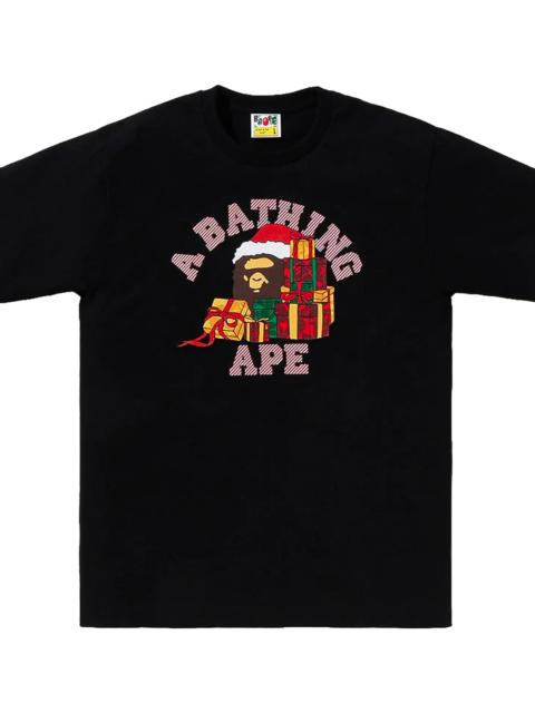 A BATHING APE® Present Box College Tee "Black" 001TEL701008FBLK
