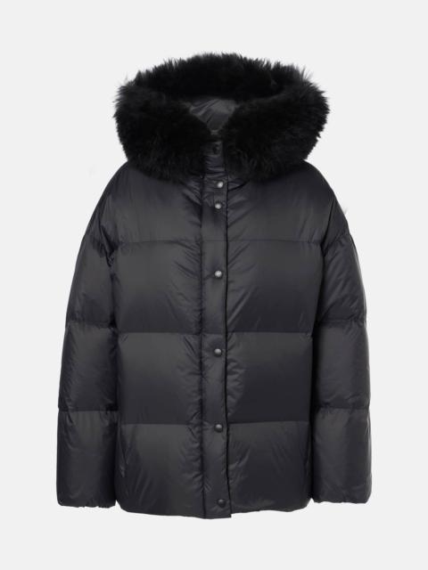 Yves Salomon Shearling-trimmed down jacket