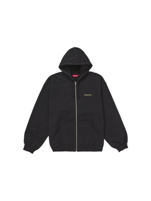 Supreme Supreme AOI Zip Up Hooded Sweatshirt Black | REVERSIBLE
