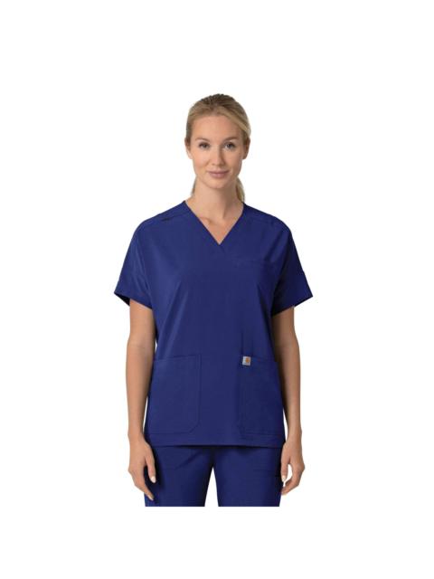 Carhartt Women's Force Cross-Flex Oversized V-Neck Scrub Top