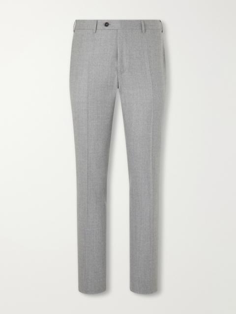 Canali Straight-Leg Wool-Flannel Suit Trousers
