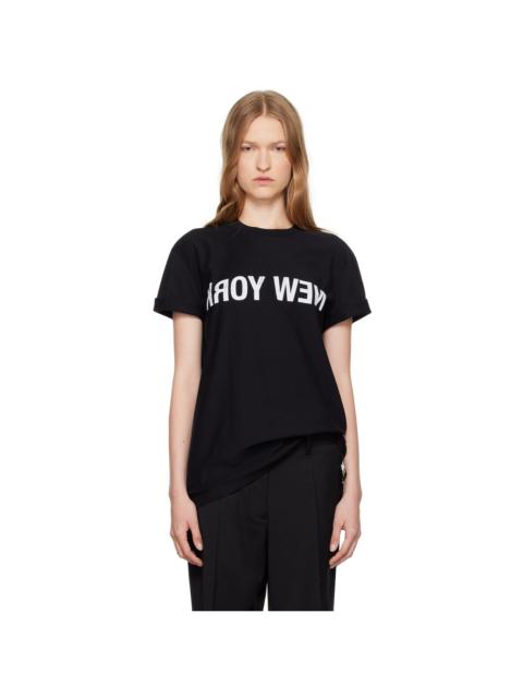 Helmut Lang Black New York Seatbelt T-shirt