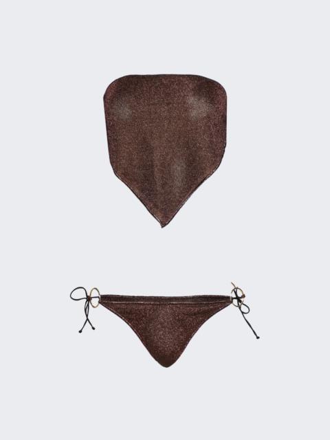 Oséree Lumiere Ring Bandana Set Chocolate