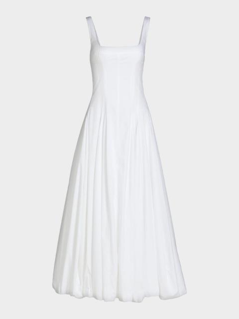 SIMKHAI Hally Bubble Cotton Midi Dress