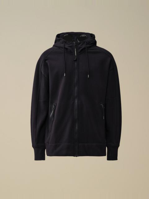 C.P. Company Diagonal Raised Fleece Goggle Zipped Hooded Sweatshirt