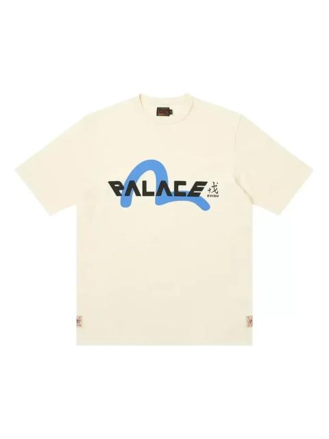 PALACE Palace x Evisu Logo T-shirt 'White' 2ESPAM4TS1153XXCTWHTO