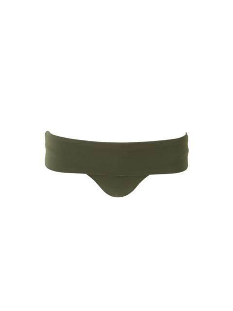 MELISSA ODABASH BRUSSELS OLIVE BIKINI BOTTOM