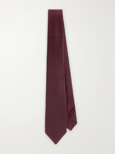 ZEGNA 8cm Silk-Twill Tie