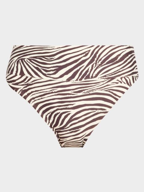 NICHOLAS Nerea High-Waist Bikini Bottoms