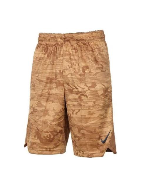 Nike Nike Camouflage Basketball Sports Shorts Brown 891766-722