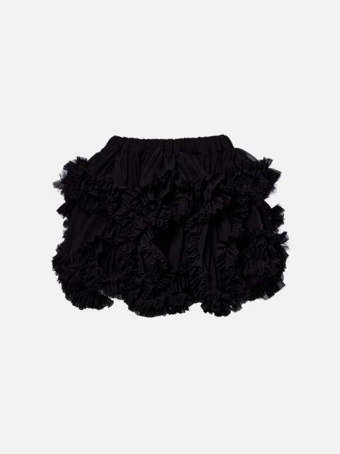 Noir Kei Ninomiya Tulle miniskirt
