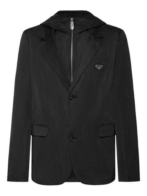 PHILIPP PLEIN hooded blazer