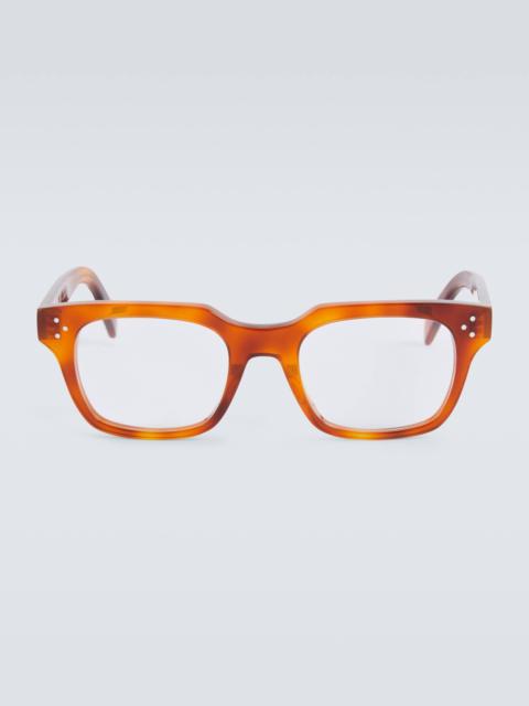 CELINE Bold 3 dots square glasses