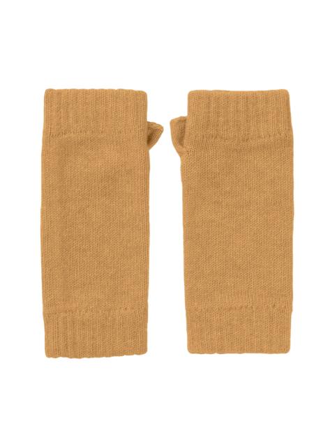 Johnstons of Elgin Camel Cashmere Wrist Warmers