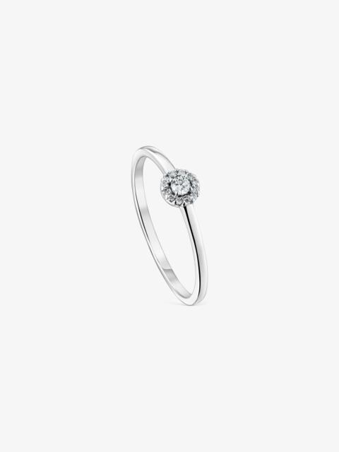 TOUS Small Ring in 18K white gold with diamonds Les Classiques