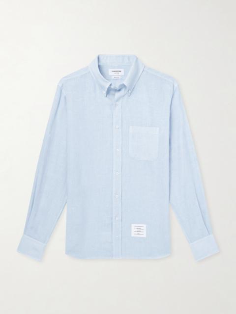 Thom Browne Garment-Dyed Linen Shirt