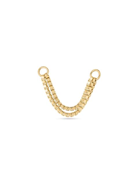 STONE AND STRAND Double Block Chain Connector Earring