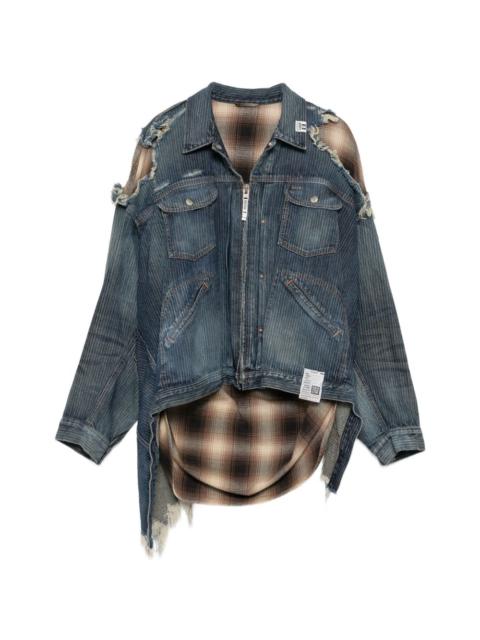 Maison MIHARAYASUHIRO check shirt layered jacket