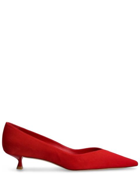 Stuart Weitzman 35mm Eva suede pumps