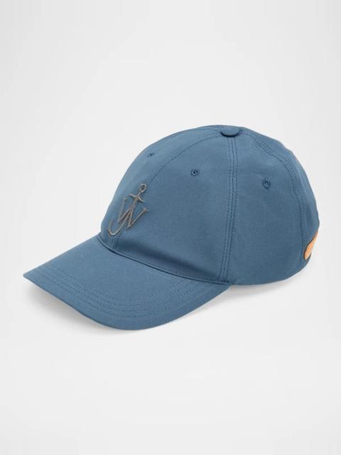 JW Anderson Men's Embroidered Anchor Logo Baseball Cap