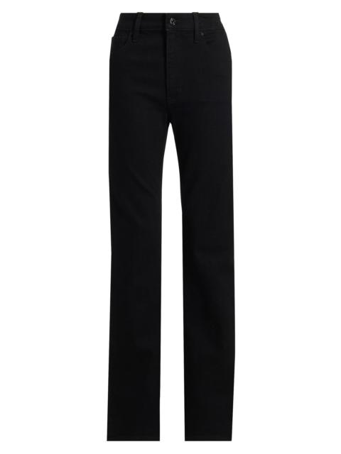 FRAME Women's The Reboot Dark Wash Boot-Cut Jeans - Black