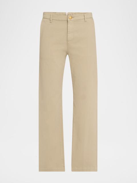 KOBI HALPERIN Hope Straight-Leg Stretch Cotton Pants