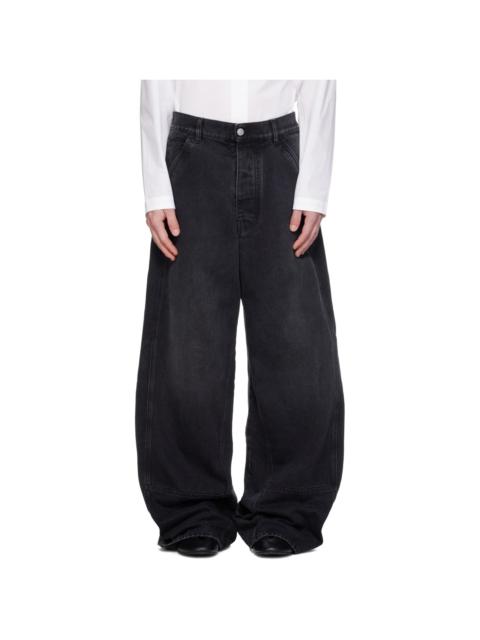 Marni Black Faded Jeans