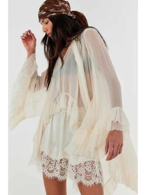 FREE PEOPLE Full Sleeve Frill Top