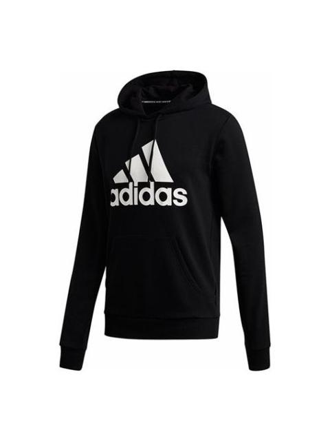 adidas adidas MH BOS PO FT Casual Sports Hooded Sweater Men Black GC7343
