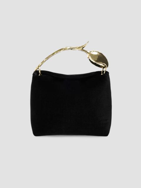 Erdem Women's Bloom Mini Velvet Top Handle Bag - Black
