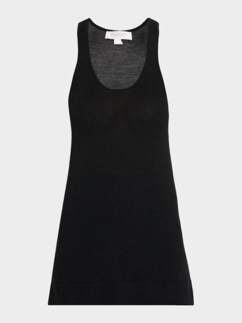 MICHAEL KORS Merino Wool, Silk and Cashmere Tank Top