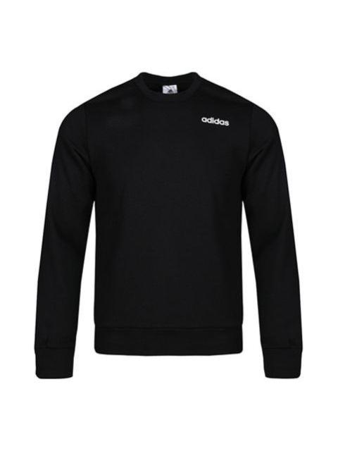 adidas E PLN CREW FT Knitted Hooded Shirt Sweater Men Black DU0395