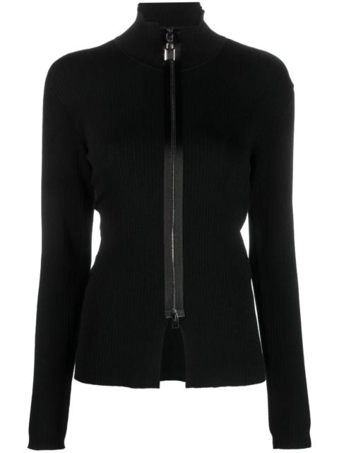 TOM FORD padlock-detail zipped cardigan