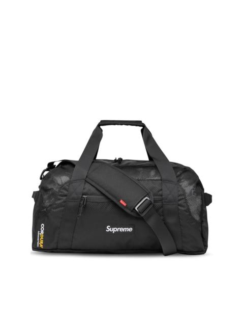 Supreme logo-patch duffle bag