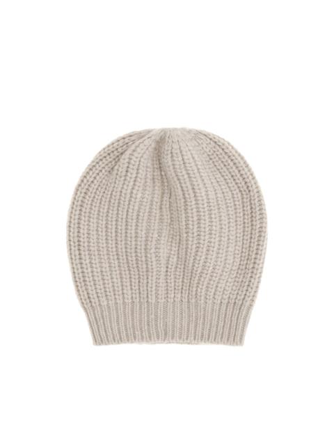 Brunello Cucinelli ribbed-knit beanie hat