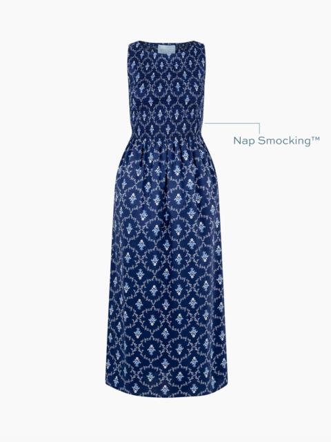 Hill House Home The Cosima Nap Dress - Navy Trellis