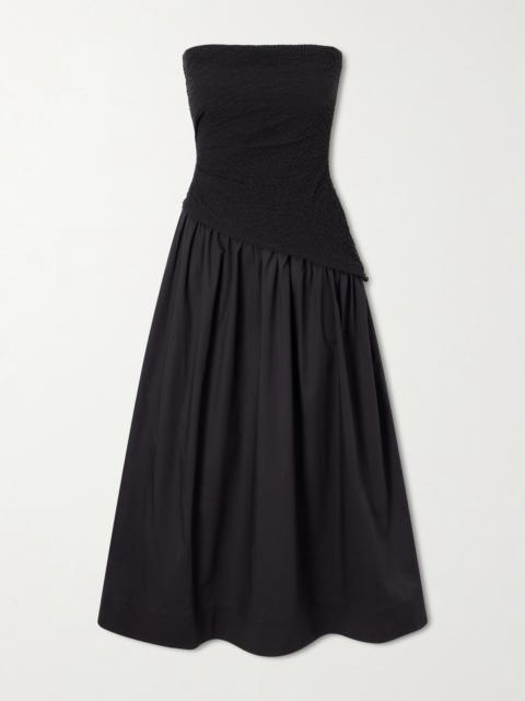 STAUD Nia Cotton Midi Dress