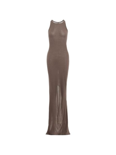 Rick Owens racer-back semi-sheer dress