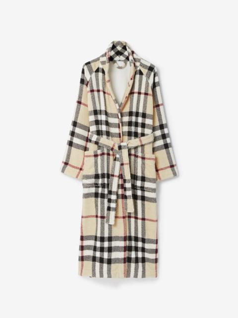 Burberry Check Cotton Robe