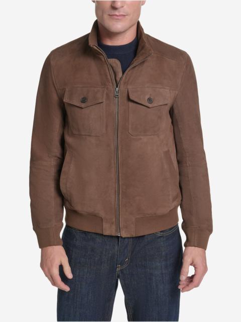 COLE HAAN Men's Suede Harrington Jacket