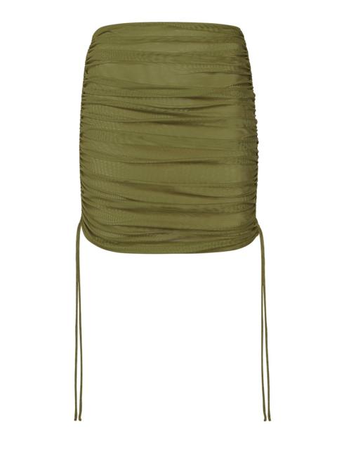 LAPOINTE Mesh Mini Skirt