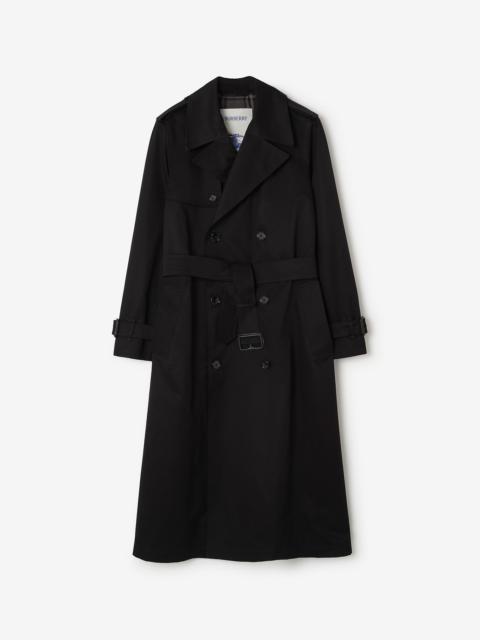 Burberry Long Gabardine Hoxton Trench Coat