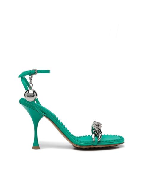 Bottega Veneta Dot leather 90mm sandals
