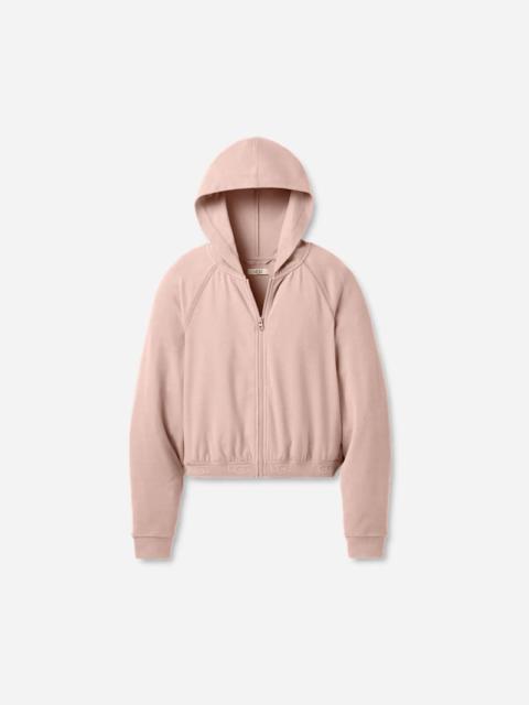 UGG ® Women's Aubrie Zip Hoodie Polyester Tops in Dawn Patrol
