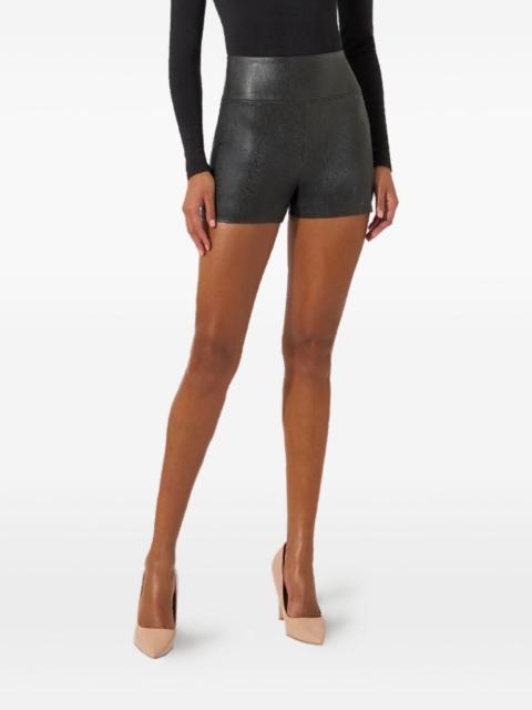 Wolford snakeskin-effect shorts