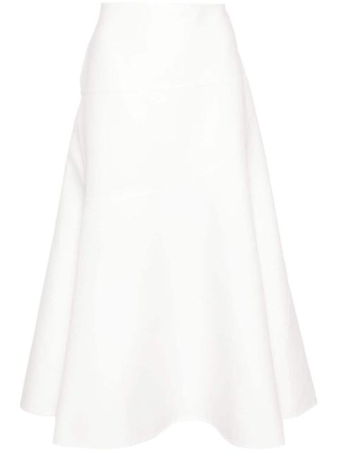 Jil Sander asymmetric midi skirt