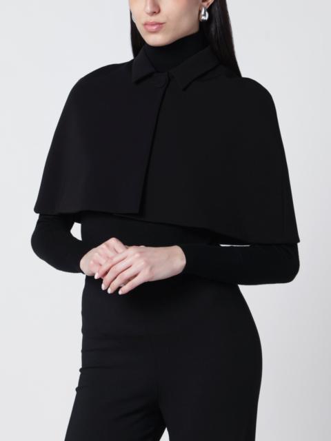 Max Mara Black cropped cady cape