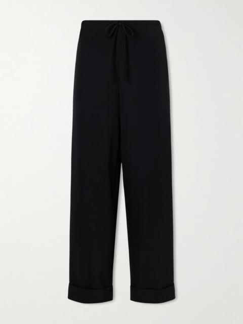 The Row Delano Wool-twill Wide-leg Pants