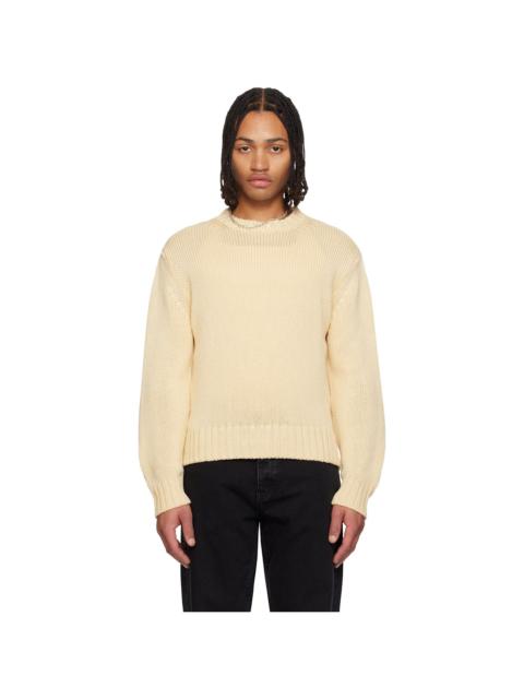 SUNFLOWER Yellow Frederik Cotton Sweater