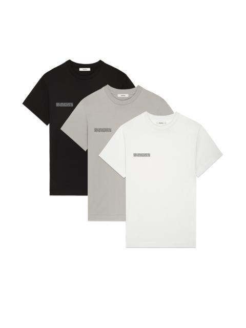 PANGAIA Mens 365 Lightweight T-shirt Bundle - Multi